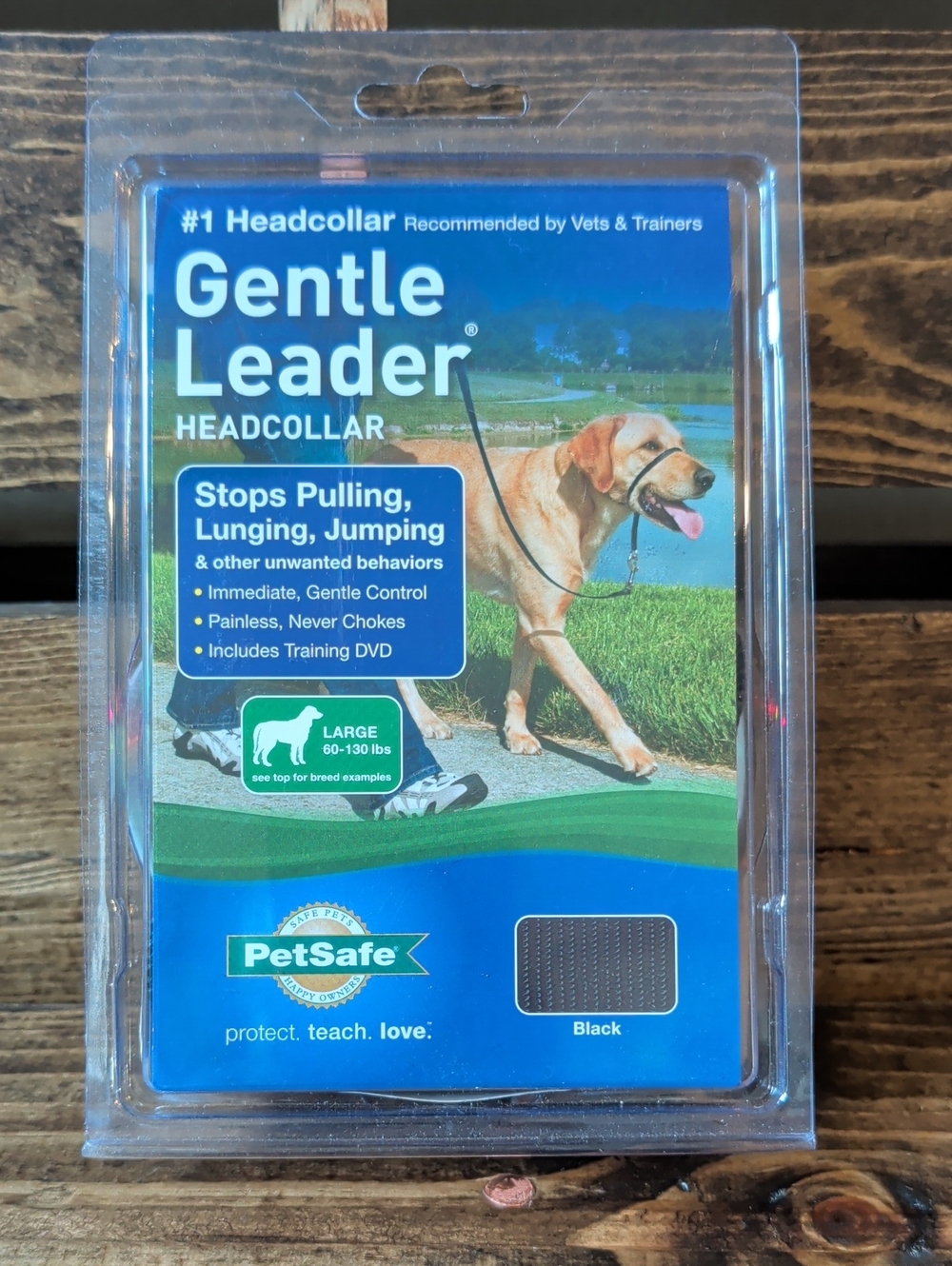 PetSafe Gentle Leader Headcollar - Large (60-130 lbs) Black